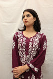 Rayon cotton plazo Set