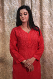 pure viscose Georgette long top
