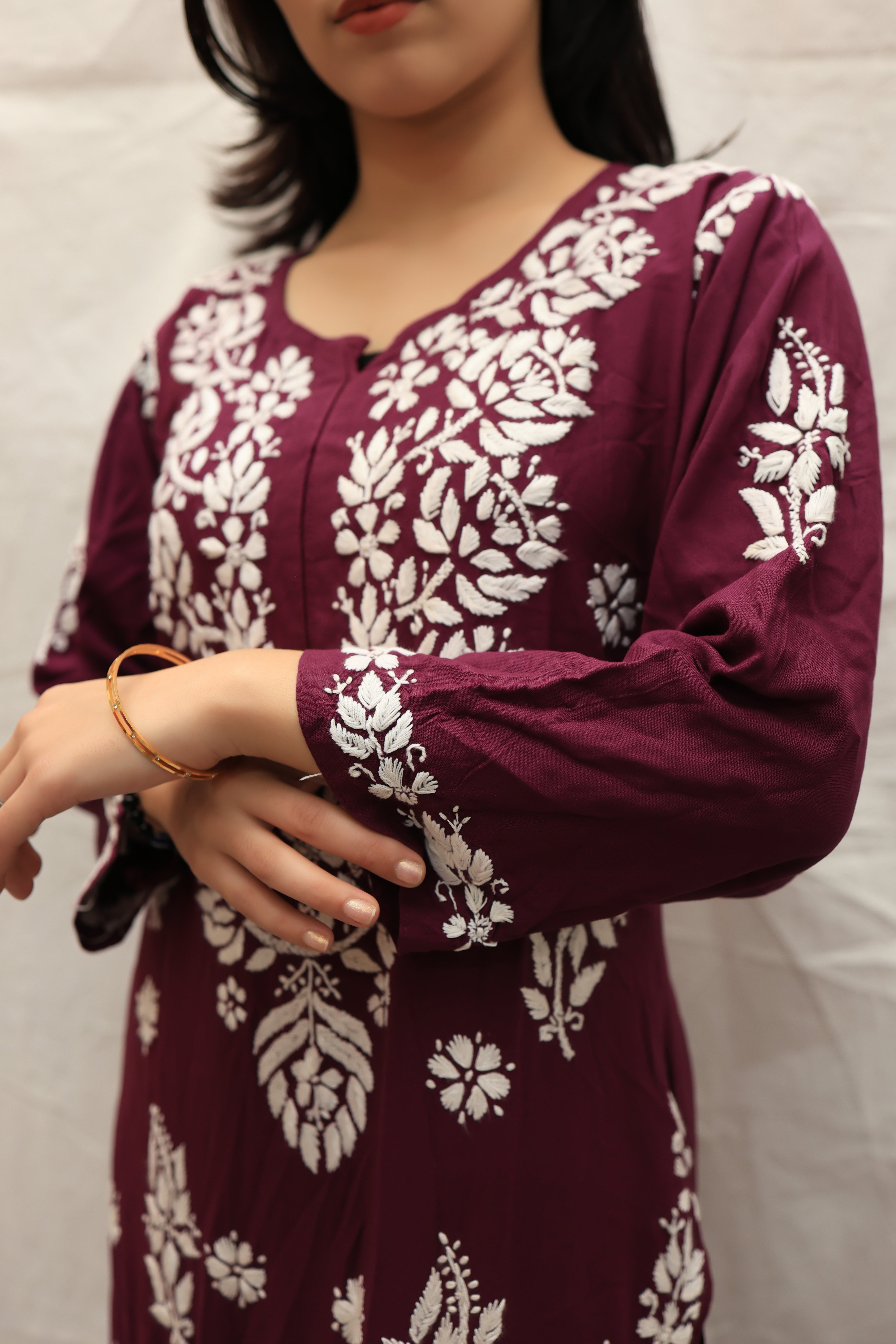 Rayon cotton plazo Set