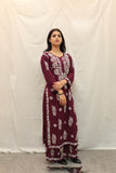 Rayon cotton plazo Set